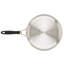 Circulon Stainless Steel Frying Pan with SteelShield and Nonstick Technology, 10.25 Inch, Silver