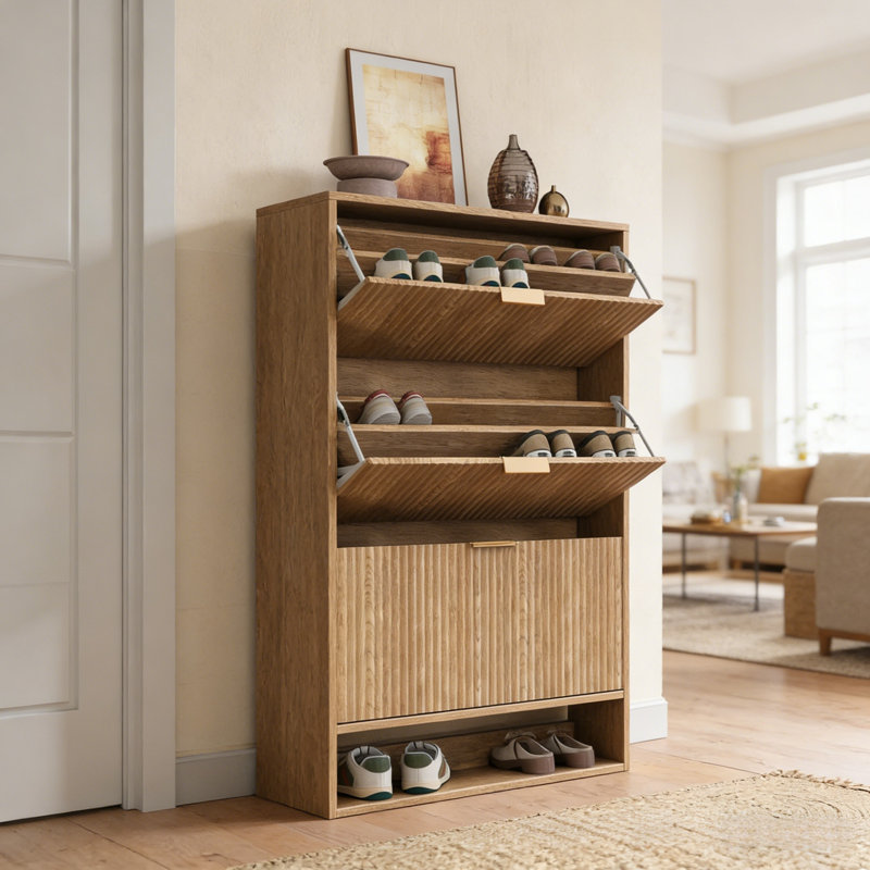 Armoire à chaussures haute Oak