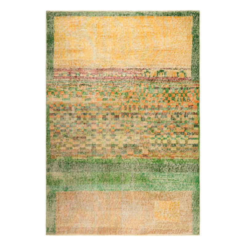 One-of-a-Kind 3'11"x5'11" Hand Knotted Area Rug