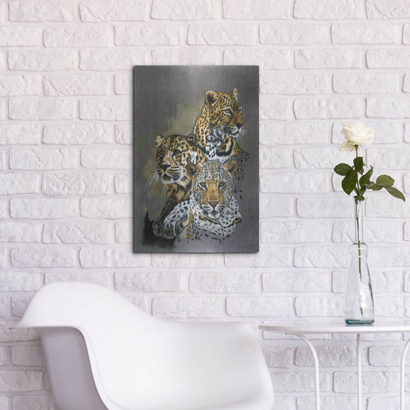 Bungalow Rose «Shadow Hunter» par Barbara Keith, art mural en métal, 24 po x 36 po, H 24 po x l 16 po