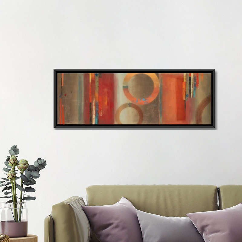 «Glow» par PI Studio, impression sur toile tendue, H 16 po x l 48 po x P 1,5 po, Toile encadrée noire