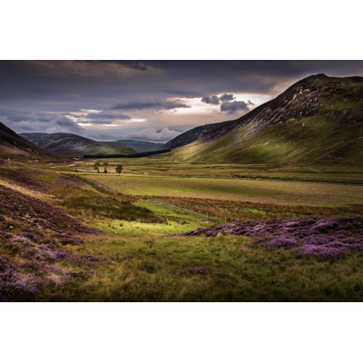 Braemar Mountain Sunset par Undefined Undefined - photographie sur toile tendue