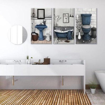 3 Piece Wrapped Canvas Print