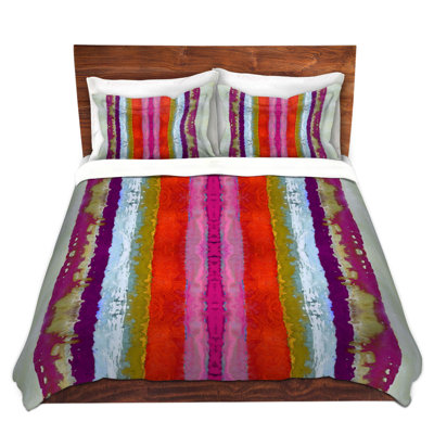 Polyester Striped Duvet Cover