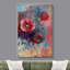 Trio de coquelicots rouges sur fond de panneaux de bois-101469651