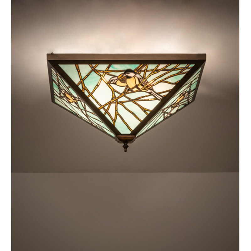 Backyard Friends 4 - Light Semi Flush Mount