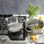 Ensemble de batterie de cuisine en acier inoxydable 3 pièces