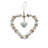 Driftwood & White Stone Heart Shaped Wall Decor Wreath – Handcrafted Coastal Wall Accent