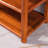 6 Pair Solid Wood Shoe Storage Bench