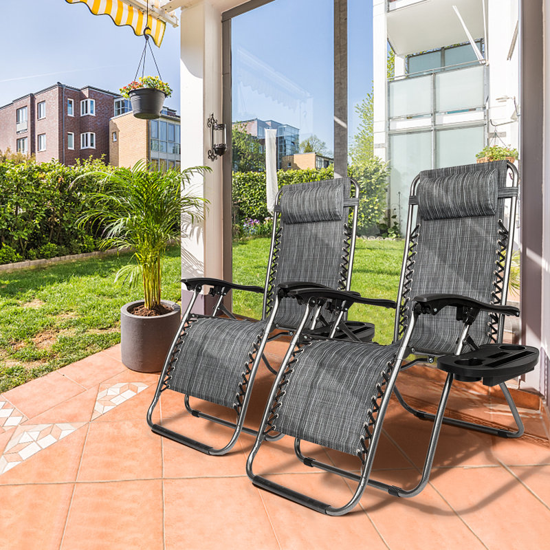 Fauteuil inclinable zéro gravité Ohiremen, gris