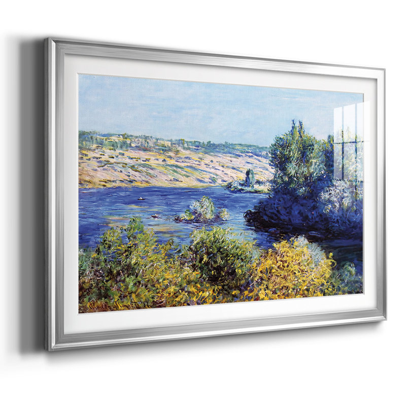La seine à Vetheuil, 1881, H 30 po x l 44 po x P 1,5 po, Argent