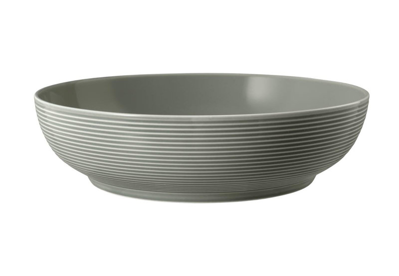 Xhemir Porcelain Cereal Bowl, Gray