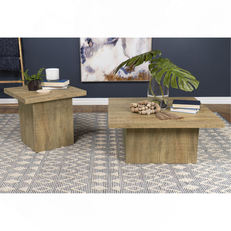 Mango Square 2-Piece Coffee Table Set