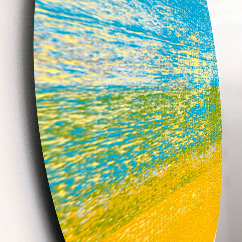 Modern Abstract Wall Decor on Metal