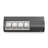 46 in. Glass Sushi Countertop Display Refrigerator with 4 Stainless Steel Trays in Black (KM-SR46-BK)