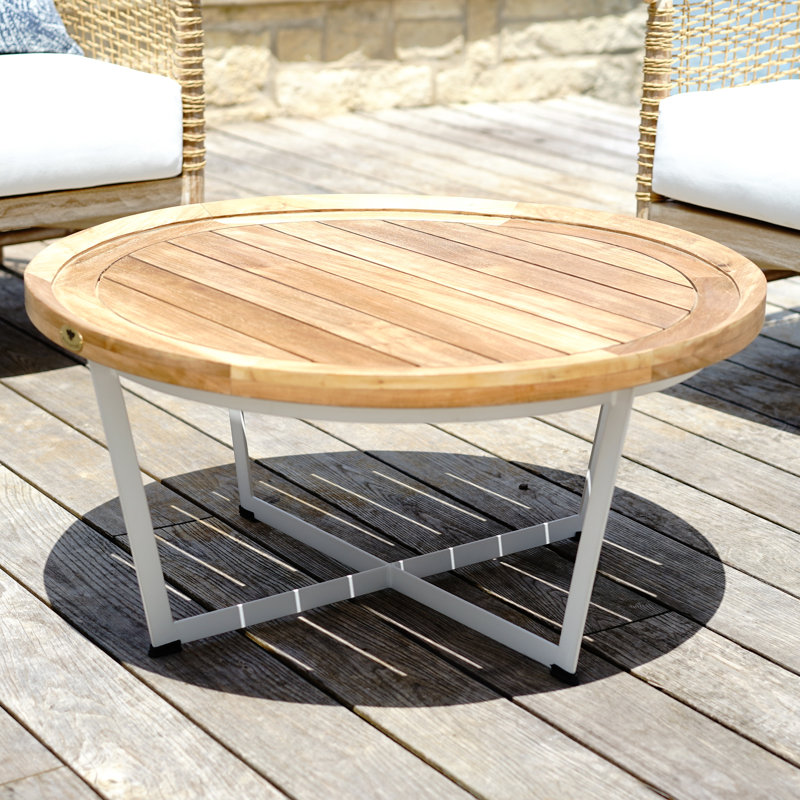 Catalina Round Outdoor Coffee Table , 33.69'' in. W 33.69'' in. D