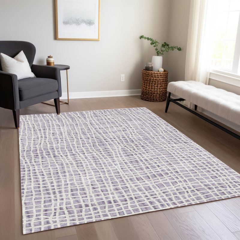  Tapis d'entrée / extérieur antidérapant Finck, Rectangle 2'6" x 3'10"