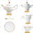 Exquisite bone china tea set