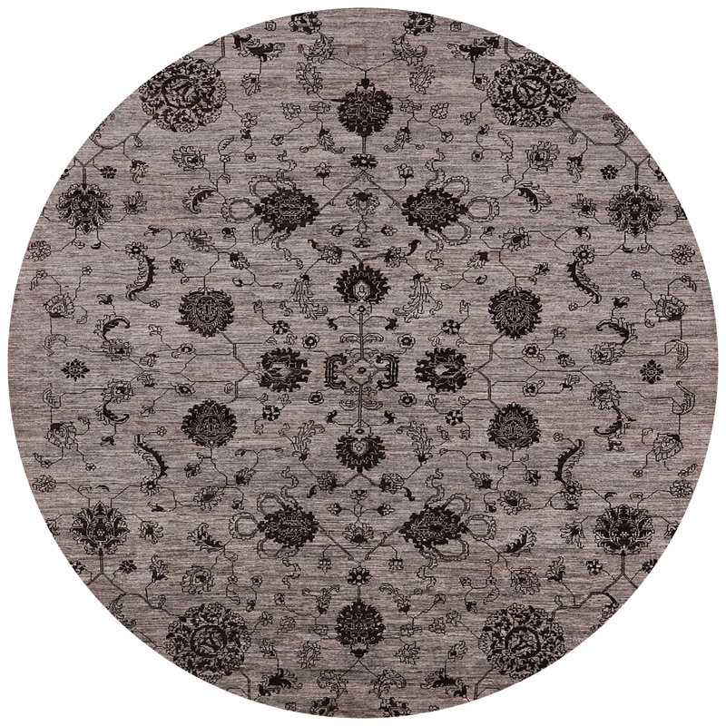 Wool Indoor Rug, Round 8'