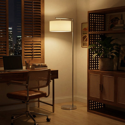 153cm Powder Coated Traditional Floor Lamp