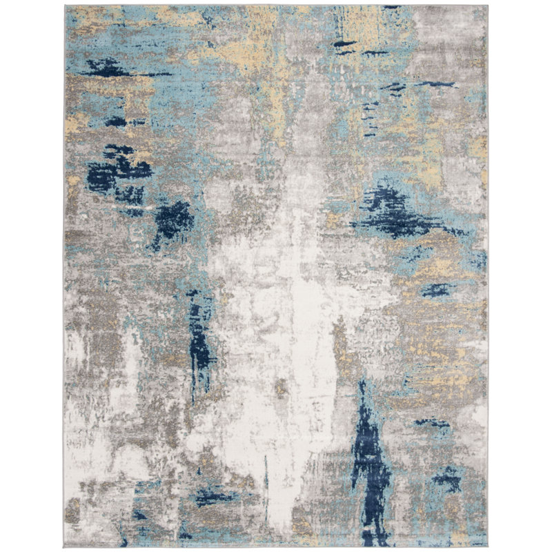 Genessys Performance Abstract Rug, Rectangle 8' x 10'