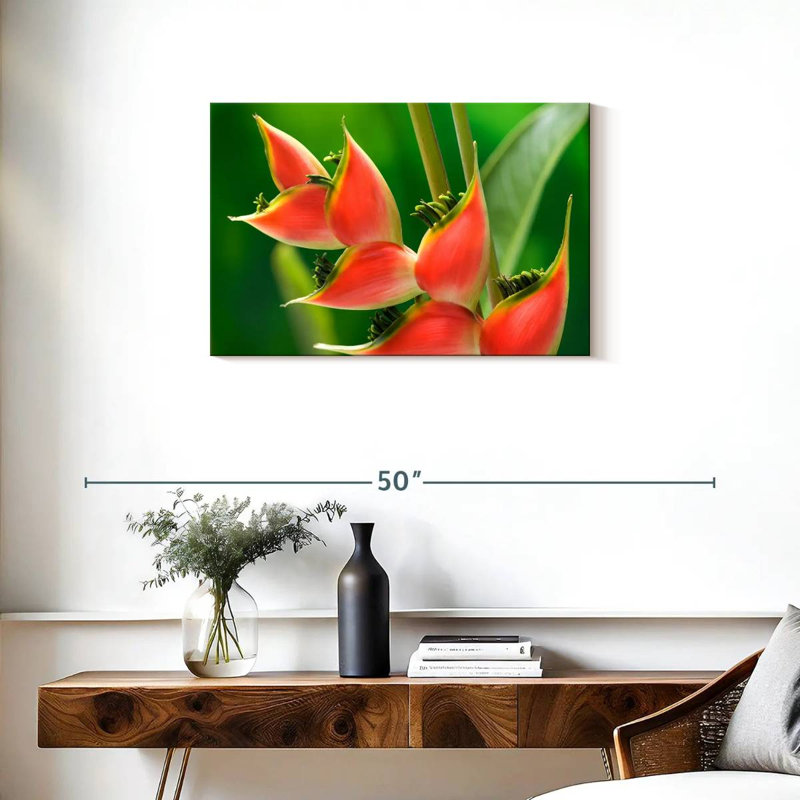 Fleur Harnek Heliconia, H 20 po x l 30 po
