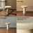 Fiberglass Mushroom-Shaped Accent Table-1995854224