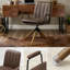 Chaise de bureau pivotante en similicuir Jadd-1891212378