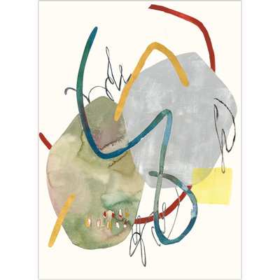 «Modern Abstract I» par Sara Brown, reproduction d'art sur toile tendue