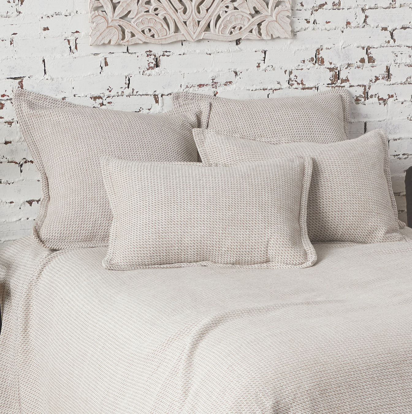 Freja Cotton Shams, Standard, Dune