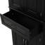 Armoire noire pour salle de bain - Tablette réglable Solution de rangement spacieuse Grand espace-977729298-977729296