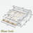 Wood Daybed With Storage Drawers, Side Shelves, Desk And Trundle-150862500-150862503