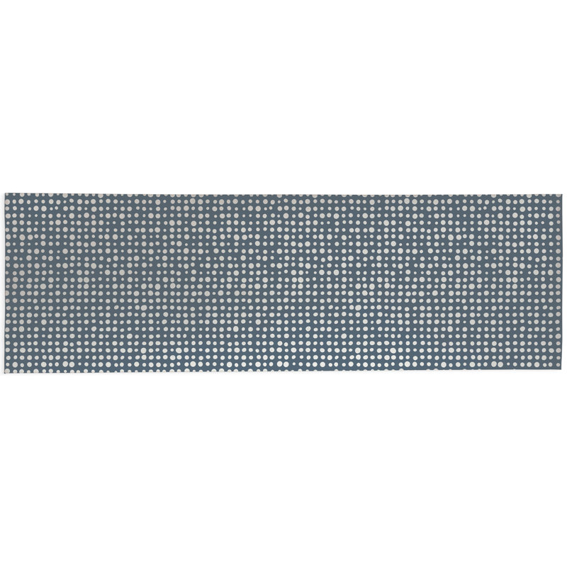 Assorted Dots Non-Slip Outdoor Rug, Runner 2'6" x 8'