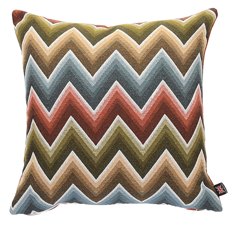 Amatury Chevron Square Cushion, Medium
