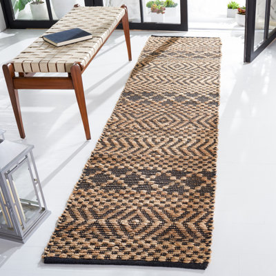 Tapis en jute tissé à la main Rosalina Kilim