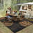 Outdoor Rug Waterproof Reversible Plastic Straw Rug Foldable Patio Rugs UV Resistant Camping Mat Modern Outdoor Carpet for Garden Deck-1304690348-1304690350