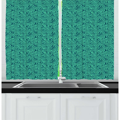 Floral Kitchen Curtain