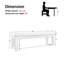 Banc rembourré en mousse Cahuilla
