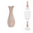 Modern Sculptural Stoneware Vase with Sleek Curved Silhouette and Contemporary Glam Design for Stylish Decorative Appeal-151652664