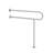 Toilet Safety Rail, 31.5 Inch U-Shaped Handicap Grab Bar, 304 Stainless Steel Senior Safety Pole, 300 Lbs Load Capacity Security Handrail with Support Leg, Toilet Grab Bars with Anti-Slip Handle