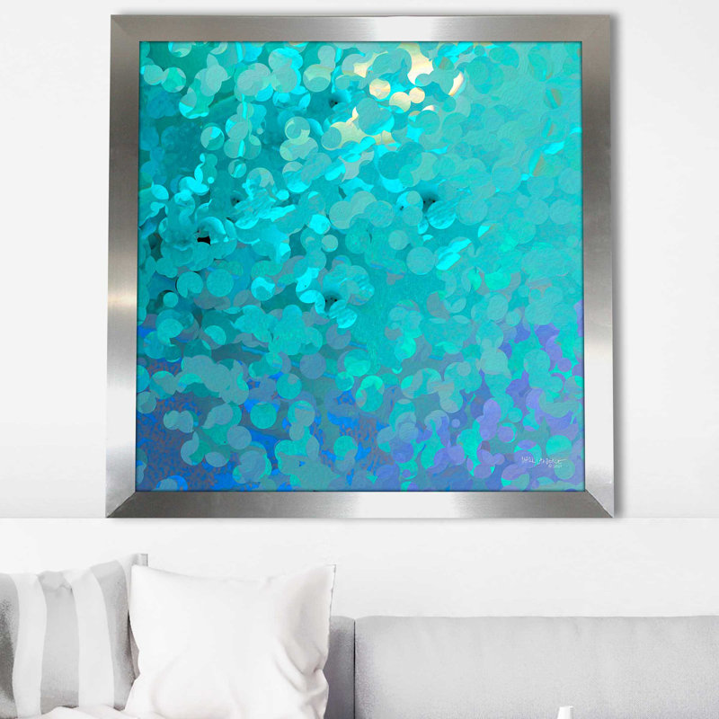 "Ephesians 1: 3 A Thankful Attitude (Square)" par Mark Lawrence, reproduction sur acrylique, Encadrement argenté