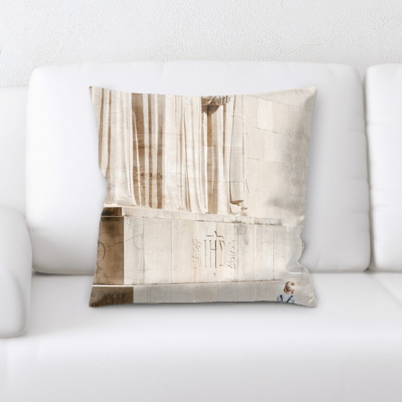 Microsuede Reversible Throw Pillow