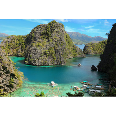 Blue Lagoon by Vuk8691 - No Frame Print on Canvas