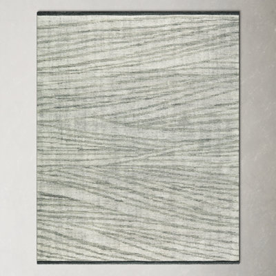 Westergard Handmade Wool Gray Rug