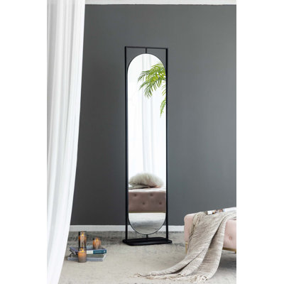 Miroir pleine grandeur avec tablettes