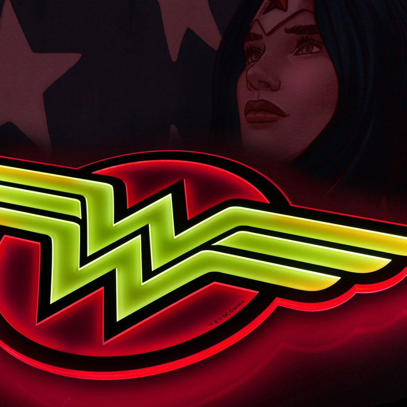 Enseigne lumineuse 24,8 po Wonder Woman