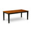 5 Piece Dinette Set for 4 Includes a Rectangle Dining Table with Butterfly Leaf and 4 Dining Room Chairs, Black & Cherry-578783994