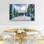 «Ski Away» sur toile-65415404