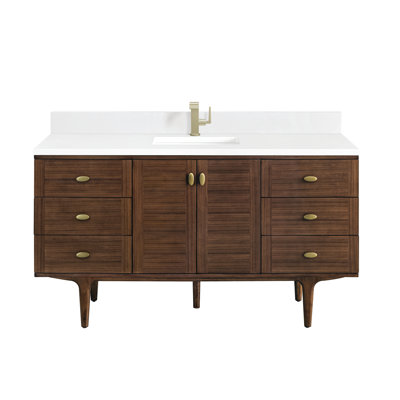 Amberly 60" Single Bathroom Vanity Set