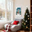 Ensemble de 3 reproductions d'art sur toile, "Christmas Winter Forest Deer And Fox Scene"-251072282